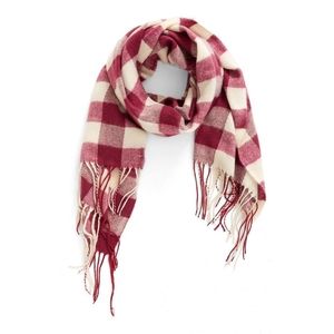 BP Buffalo Burgundy Plaid Scarf
